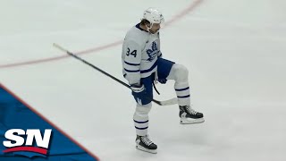 Auston Matthews Turns And Snipes On Bobrovsky For Second Goal Of Game