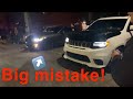 Cocky Mustang Owner Calls Out TrackHawk And Instantly Regrets It MONEY RACE 