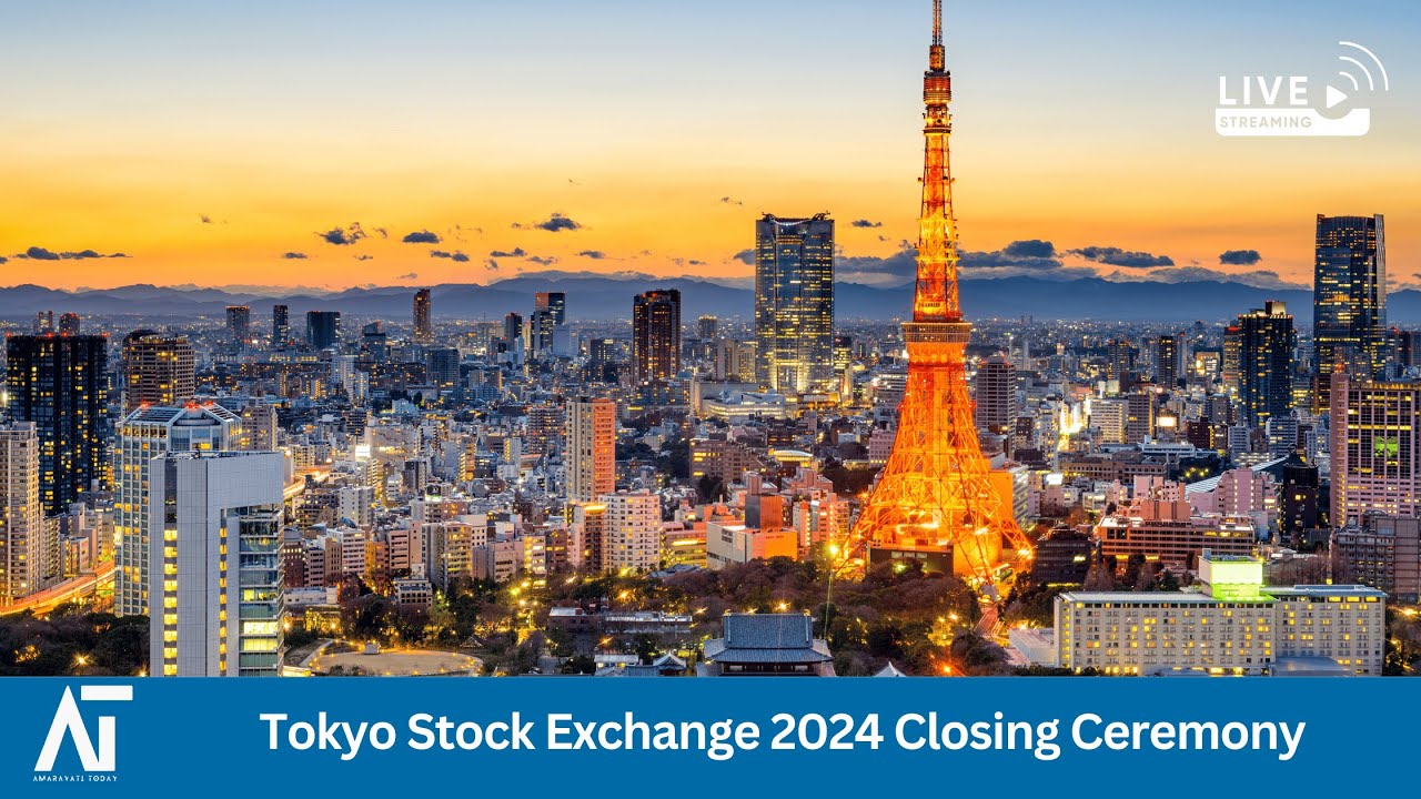 Tokyo Stock Exchange Closing Ceremony 2024 🇯🇵 | Amaravati Today Live