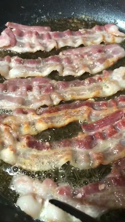 Bacon 🥓 #shorts #asmr #satisfying #viral #yummy #fry