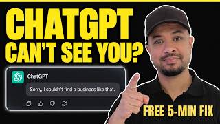 Why ChatGPT Can't Find Your Business (The Free 5-Minute Fix)