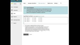 Mailchimp import and segment desktop