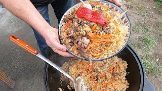 ПЛОВ ИЗ УТКИ В КАЗАНЕ.ЖИРНО НО ВКУСНО