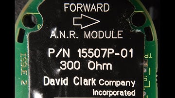 [Bits #21] David Clark ANR/ENC Headset Teardown, How Noise Reduction Works, Cable Rerouting