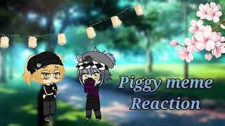 PIGGY MEME REACTION  #piggy