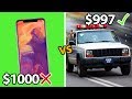 9 Cars CHEAPER Than The New iPhone X!!