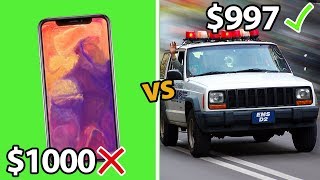 9 Cars CHEAPER Than The New iPhone X!!