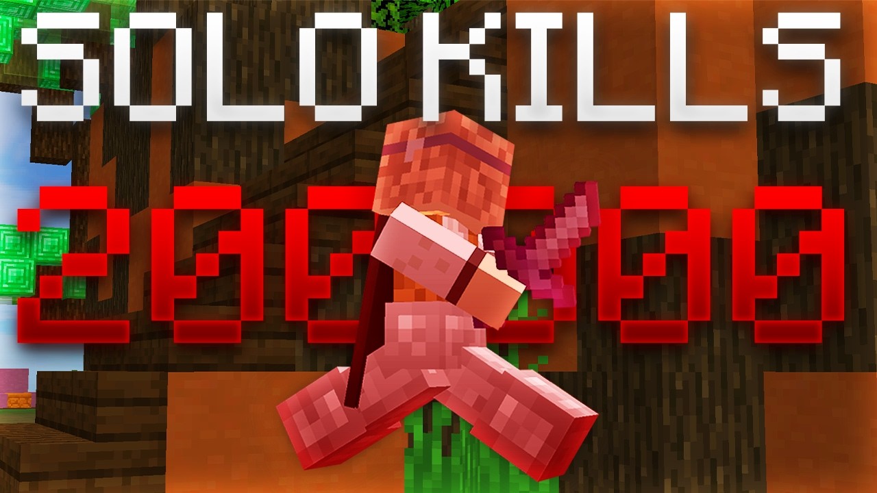 Hitting 200K SOLO KILLS in Hypixel Skywars