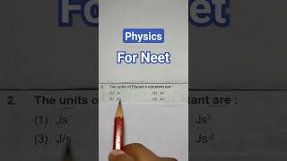 Daily NCERT Question Practice for NEET||physics   shortvideo neet2024  neetpreparation  ncert