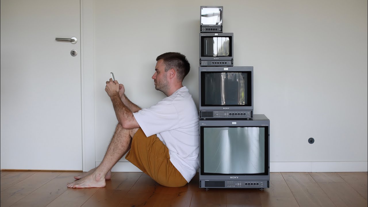 Купил НОВЫЙ CRT PVM в 2026 году. TVLogic DBM-150 часть 2. Коллекция Sony PVM. 