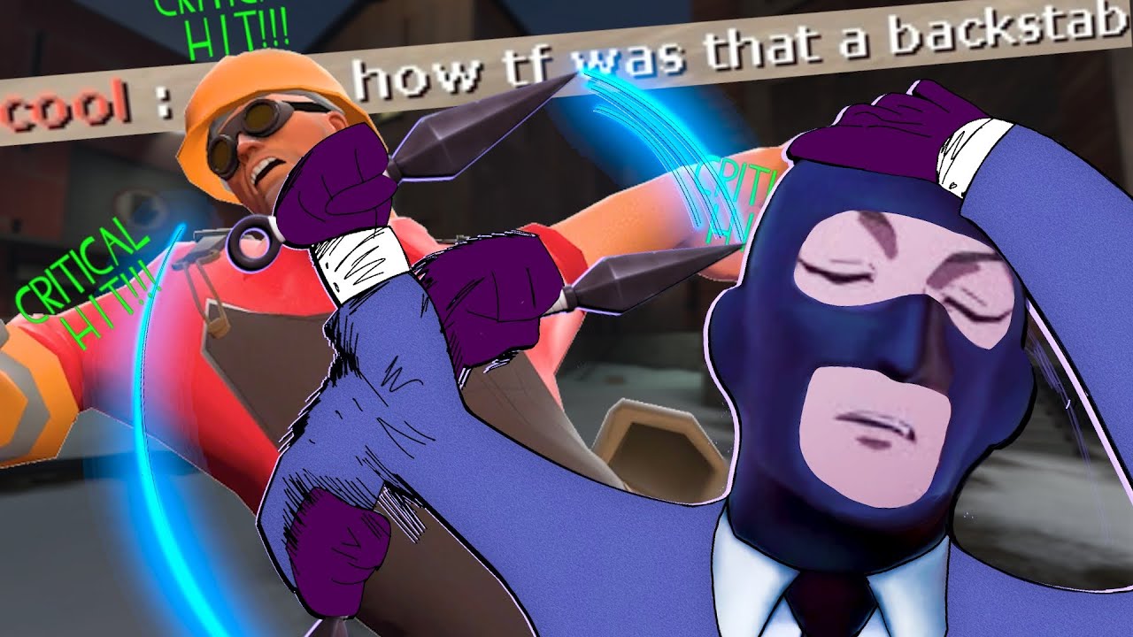 Вызывая ярость у инженеров TF2, играя за шпиона.