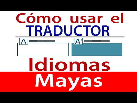 TRANSLATOR of Mayan Languages