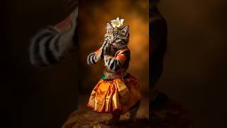 Otha Rubai Tharen 🐱🎶 | Traditional Cat Dance Delight! #shorts  #trendingsong #goodbadugly