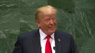 UN members laugh at Donald Trump