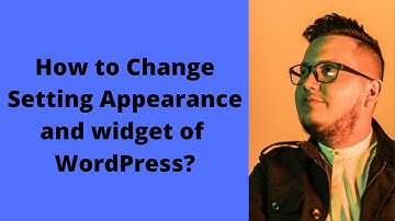 #changewordpresssetting #freecourses How to change setting appearance and widgets in wordpress