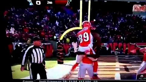 EPIC FLIP TOUCHDOWN INTO ENDZONE BY JEROME SIMPSON Arizona@ Cinncinnati
