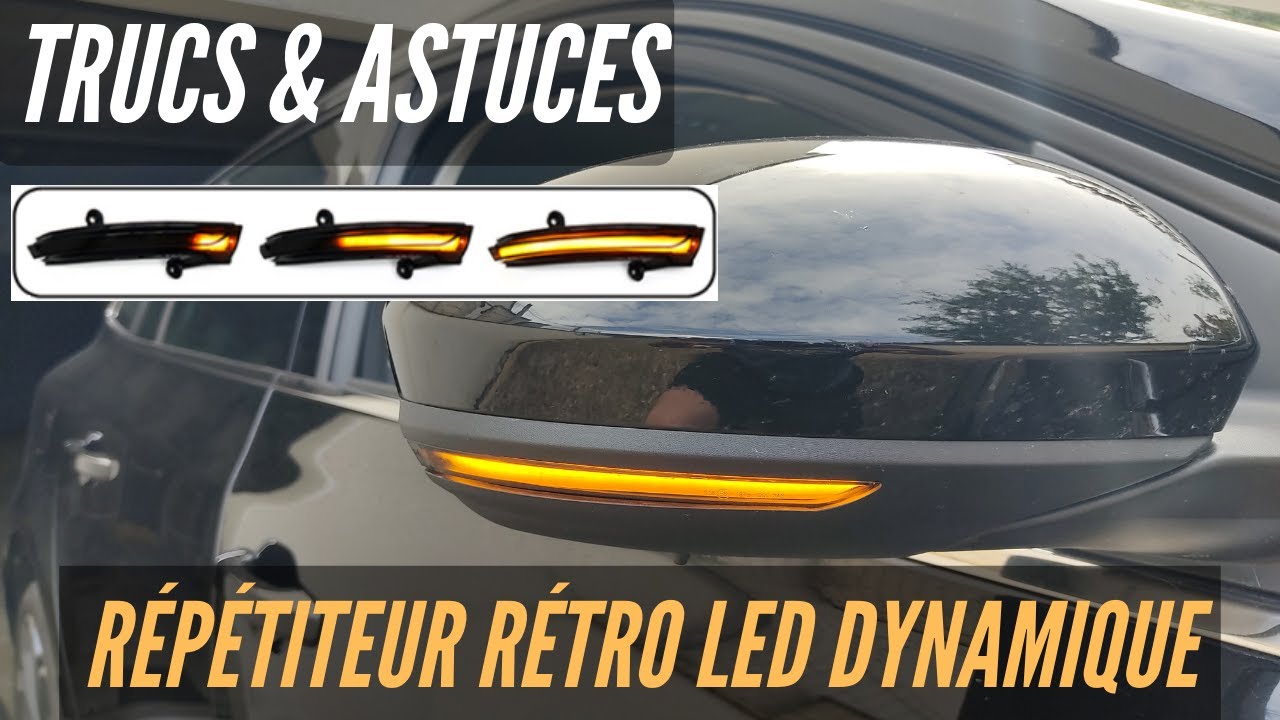Installation répétiteur rétro LED dynamique Renault