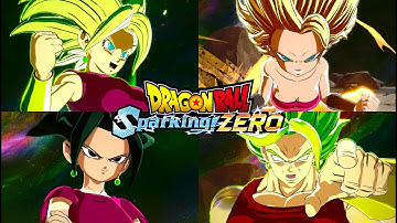 Dragon Ball Sparking Zero - All Caulifla, Kale & Kefla Super Attacks & Ultimates (4K 60FPS)