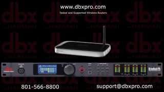 DBX DriveRack PA2 Wireless Network Video screenshot 2