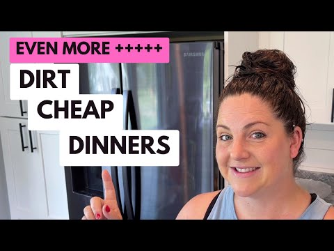 Less than $1 Per Serving! Dirt Cheap Dinners | Poverty Dinners