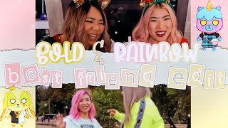 Rainbow And Gold Best Friend Edit Krew