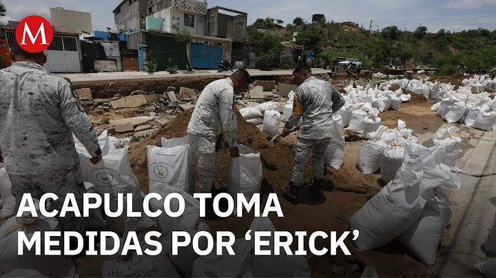Maximum alert in Acapulco due to Hurricane Erick