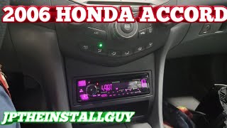 2006 honda accord factory pocket replacement with kenwood CD player