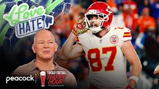 Chris Olave, Travis Kelce atop Berry's WR/TE Love list | Fantasy Football Happy Hour | NFL on NBC
