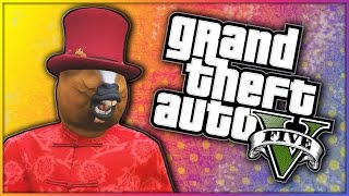 GTA 5 Online Funny Moments: New Player Model, New Rocket Car Jumps & Parachute Off Mount Chilliad!