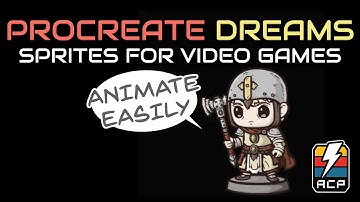 How To Make Procreate Dreams Sprites for Video Games