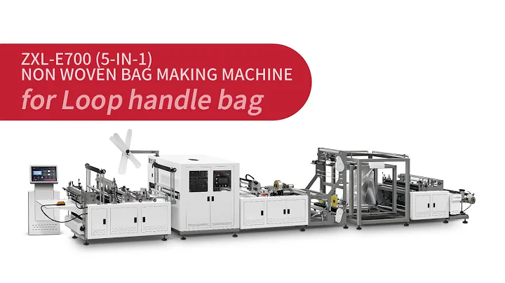 ZXL-E700 Loop Handle Bag Making Machine | One-Take Factory Demo | Automatic Production