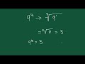 Simplifying Fraction Exponents using Radical Form - Example 3