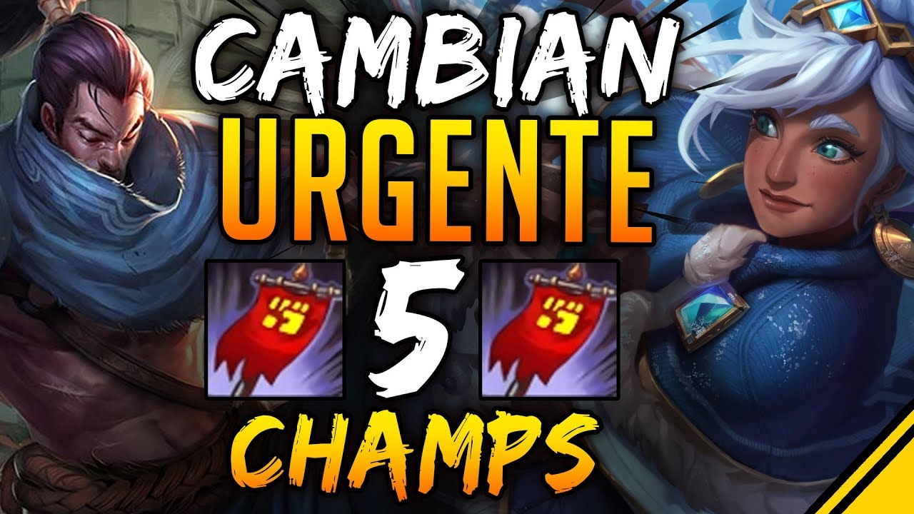taliyah counters CAMBIO URGENTE a CINCO CAMPEONES | Noticias LoL Jota