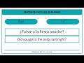 Quiz sobre el uso del verbo 'ir' en español