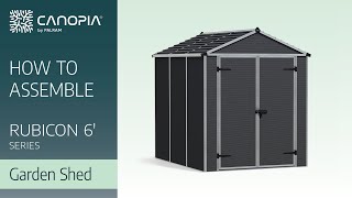 How To Assemble a Rubicon™ 6 ft. Series Garden Shed [FULL GUIDE] screenshot 2