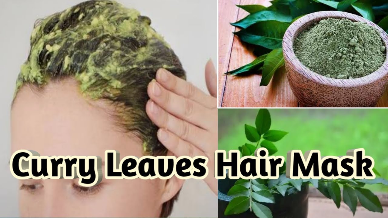 Curry leaves hair pack for healthy hair / बालों के लिऐ करी पत्ते के