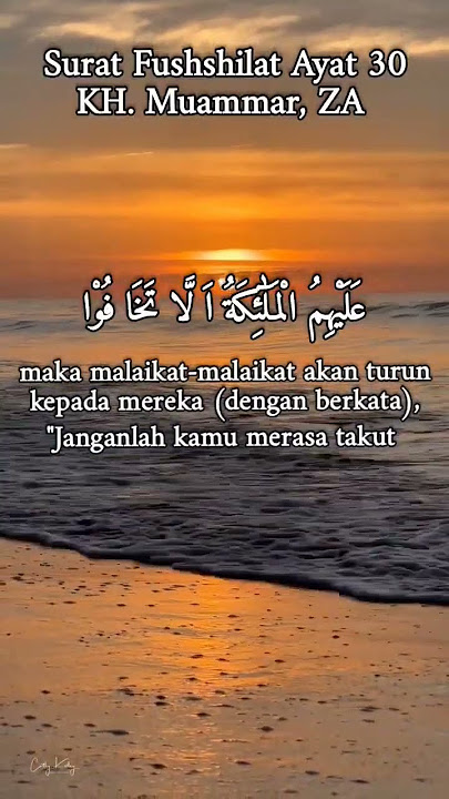 Yuk Dengar Surat Fushshilat Ayat 30 Dari KH Muammar, ZA. #murottal #alquran #murottalalquran