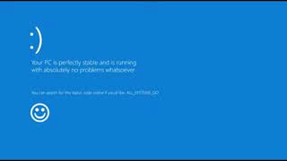 windows 10 bsod but is good