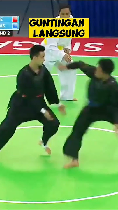 Teknik Guntingan Pencak Silat langsung.