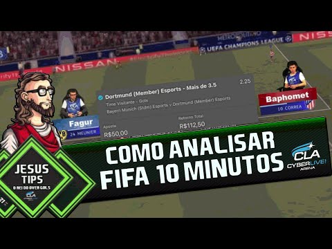 COMO ANALISAR FIFA 10 MINUTOS NA BET365! (Over Gols) #JesusTips