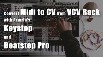 Convert Midi to CV from VCV Rack