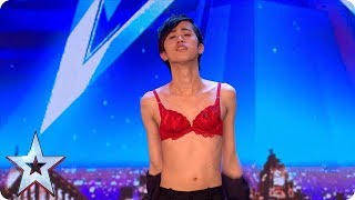 ⁣Watch Sora’s clothes magically DISAPPEAR ! | Auditions | BGT 2018