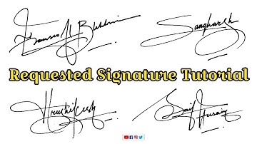 Signature tips ✍ | Requested Signature Tutorial @AnupCalligraphy  #signature #signaturestyle
