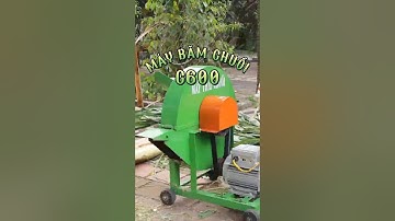 Chỉ mất vài giây để băm thái cả 01 thân cây chuối to khủng | Máy băm chuối C600