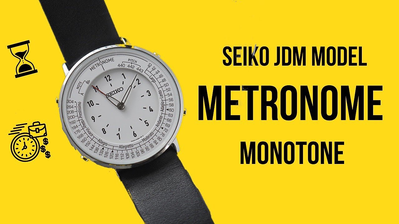 Seiko Metronome Monotone Review SMW006A | JDM Model - YouTube