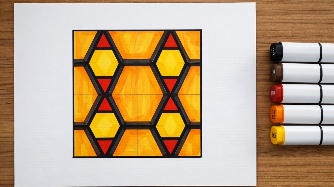 التماثل الكلي المتعاكس في زخارفنا 