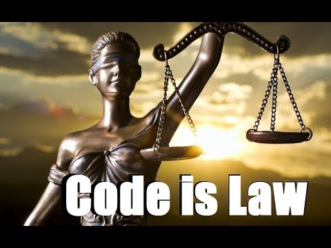 cryptocurrency code is law