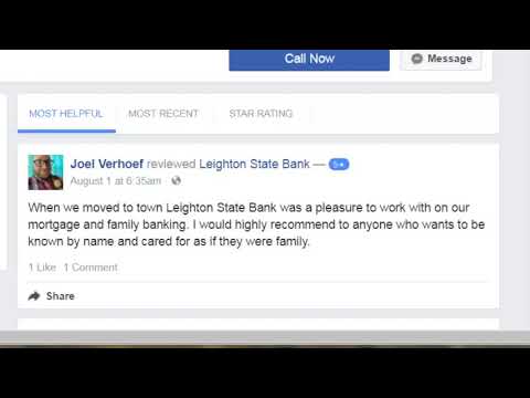 Leighton State Bank Reviews