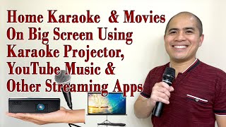 Home Karaoke  & Movies On Big Screen Using Karaoke Projector, YouTube Music & Other Streaming Apps screenshot 5