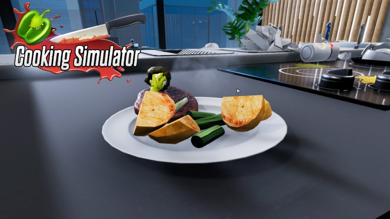 「季節の野菜を添えて」的なオシャレ料理を作りたかったんですけどね【Cooking Simulator】